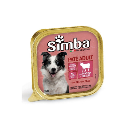 SIMBA CANE Gr 150 PATE' VITELLO/PISELLI