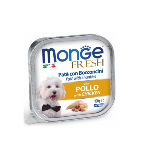 MONGE FRESH CANE POLLO GR 100