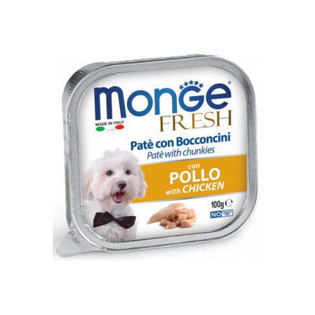 MONGE FRESH CANE POLLO GR 100