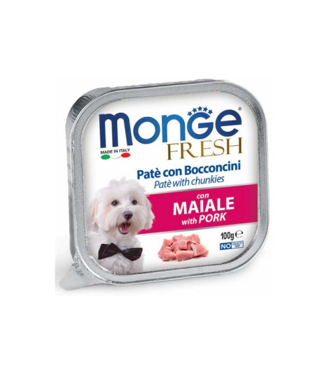 MONGE FRESH CANE MAIALE GR 100